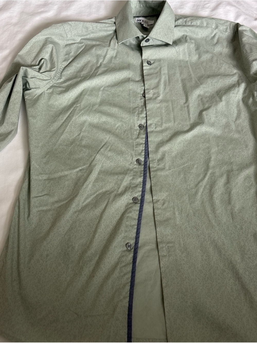 Bar III Sage Green Men's Lightweight Shirt Jacket